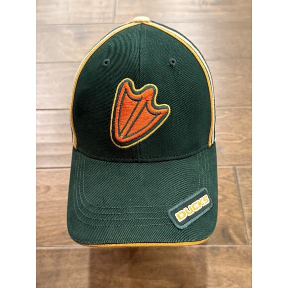 Vintage Team Starter Mens Green Oregon Ducks Adjustable Strapback Hat Cap - Picture 2 of 7